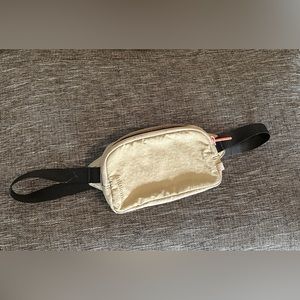 Lululemon Mini Belt bag - tan, black, and pink
